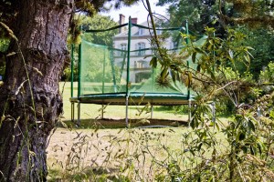 Le parc du Domaine de Keravel - trampoline