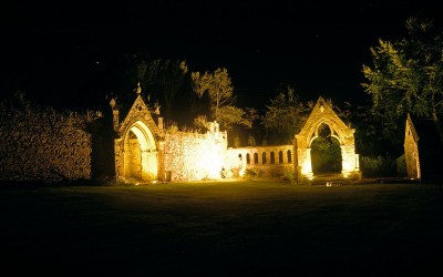 Le parc et ses vestiges
